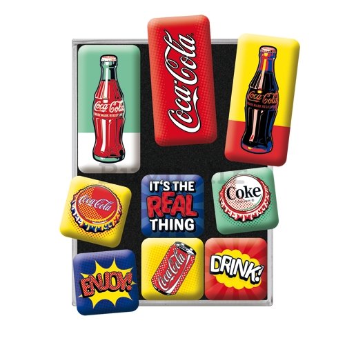 Set magneta - Coca-Cola Pop Art