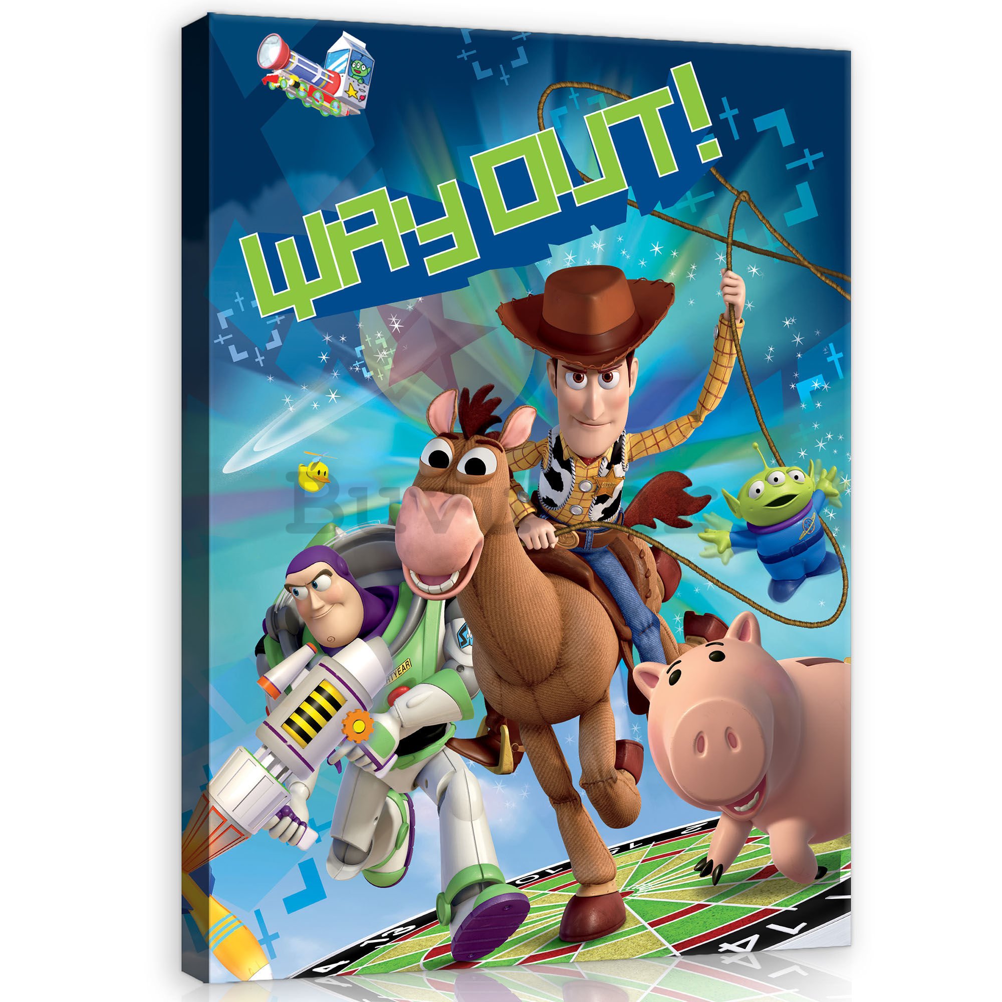 Slika na platnu: Toy Story (Way Out!) - 75x100 cm