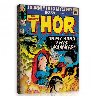 Slika na platnu: The Mighty Thor (In My Hand This Hammer!) - 75x100 cm