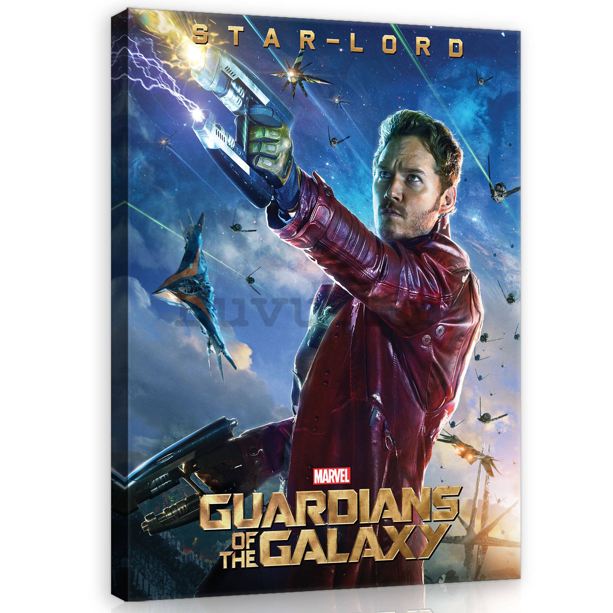 Slika na platnu: Guardians of The Galaxy Star-Lord - 75x100 cm