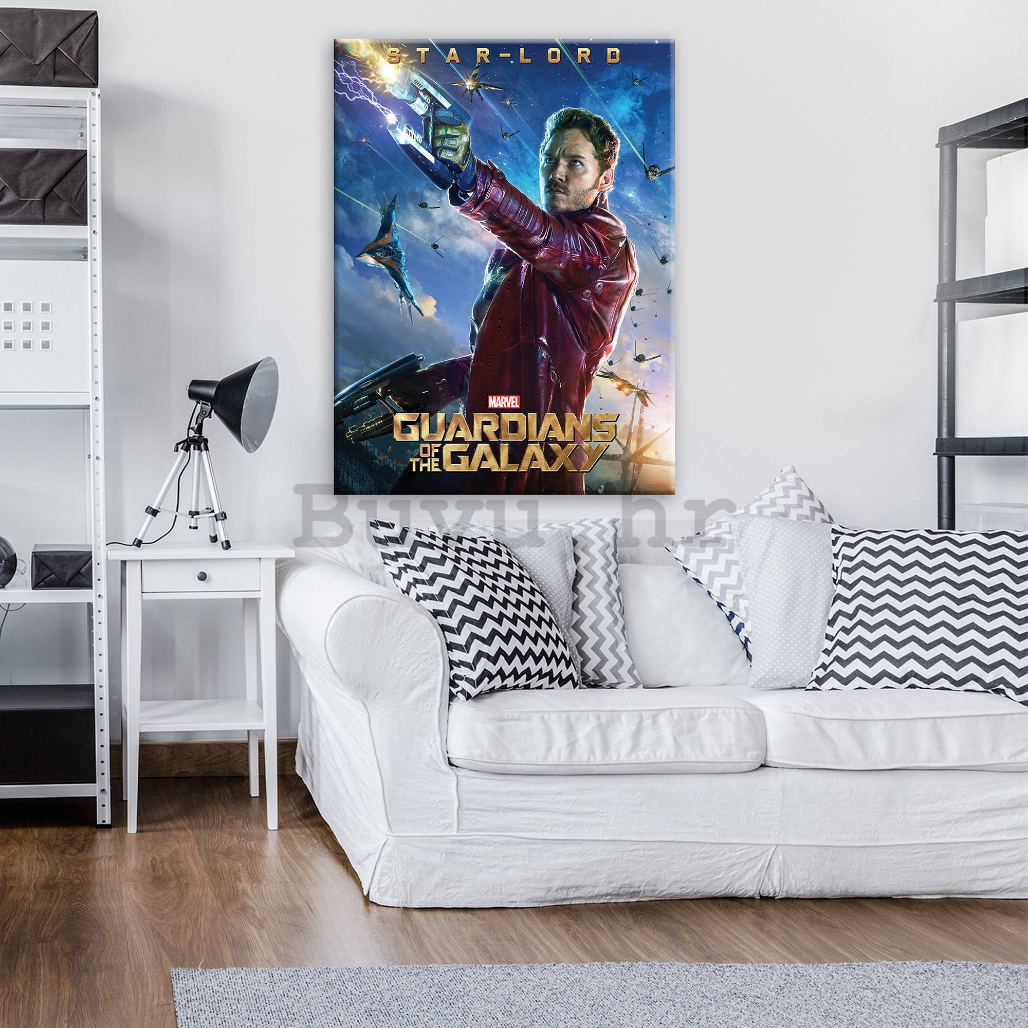 Slika na platnu: Guardians of The Galaxy Star-Lord - 75x100 cm