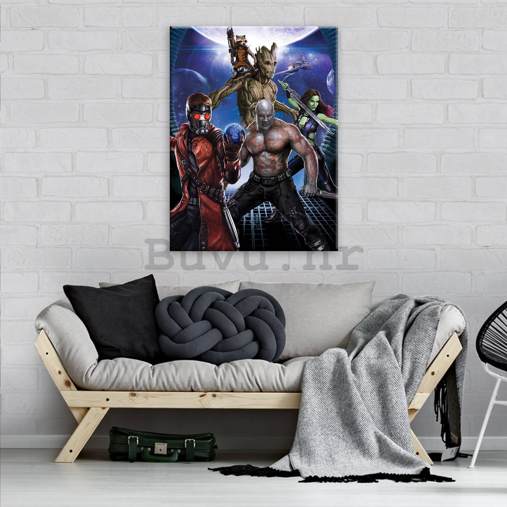 Slika na platnu: Guardians of The Galaxy Team (2) - 75x100 cm