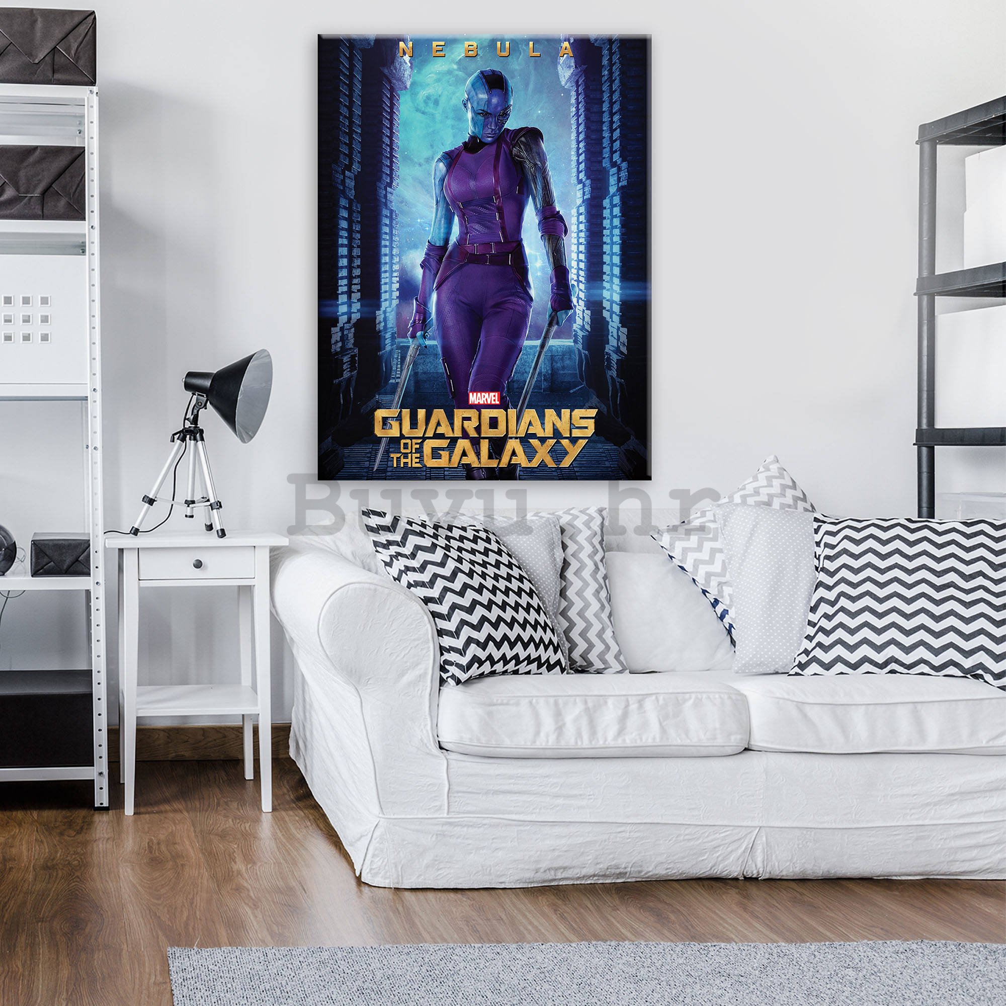 Slika na platnu: Guardians of The Galaxy Nebula - 75x100 cm