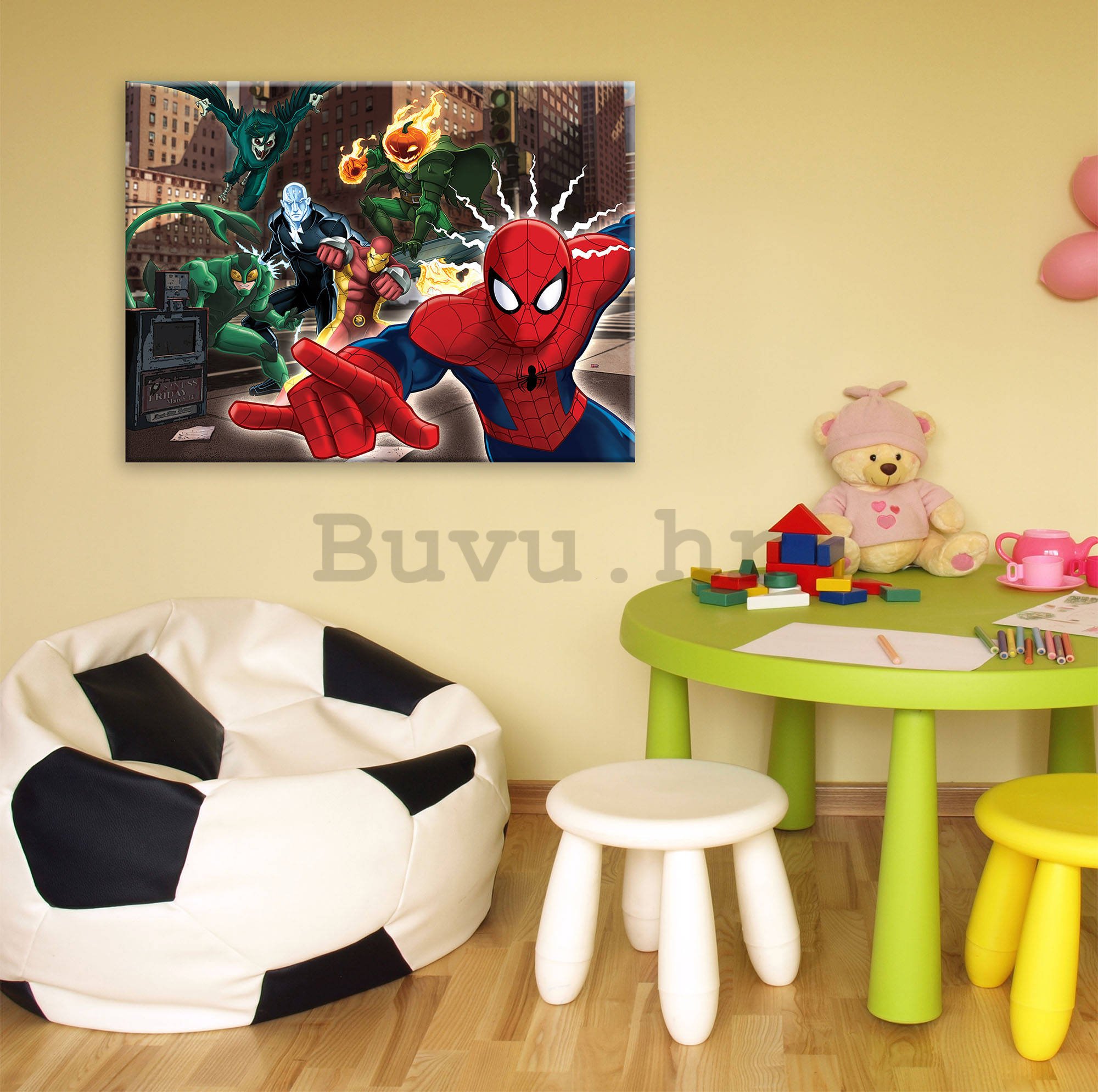 Slika na platnu: Ultimate Spider Man (1) - 100x75 cm