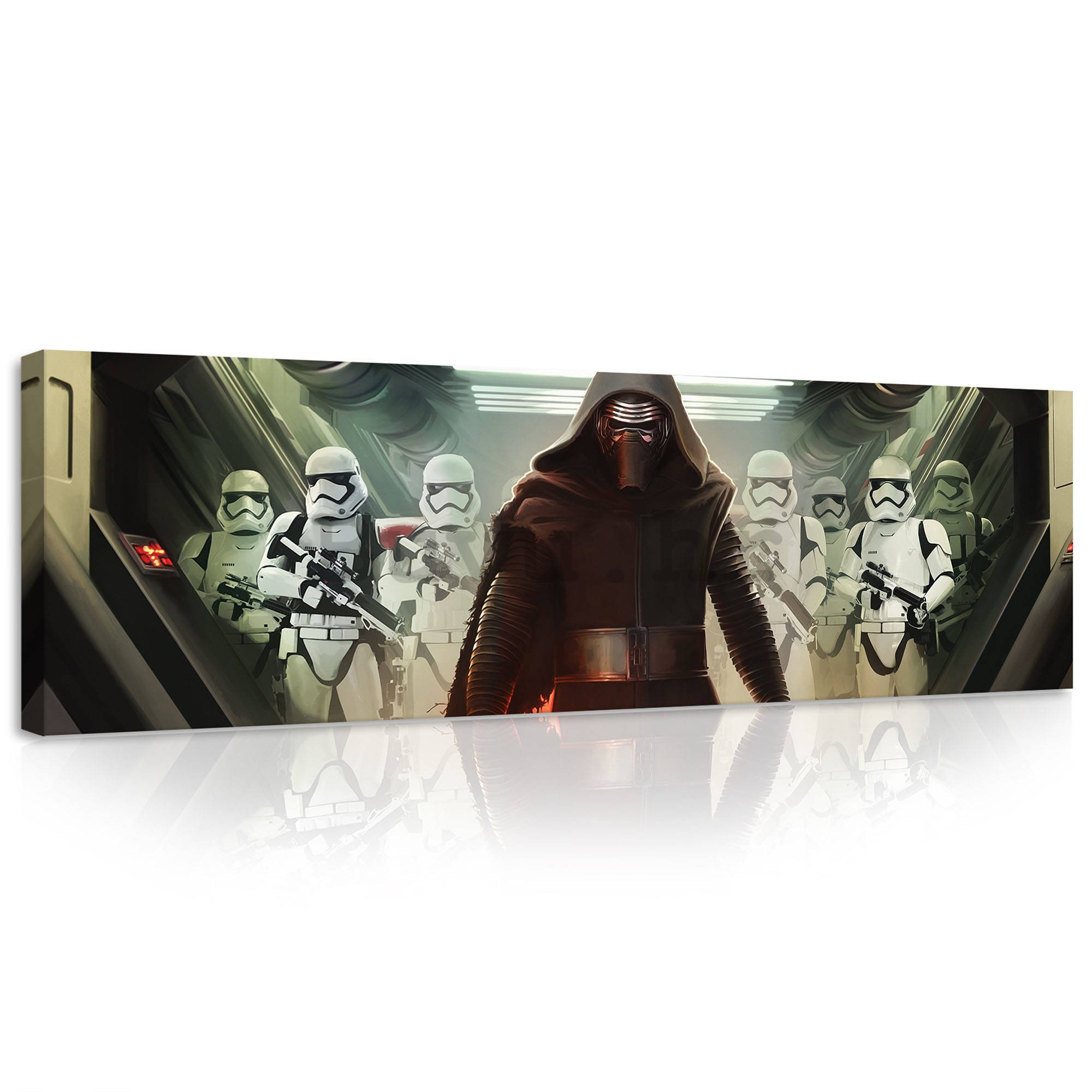 Slika na platnu: Star Wars Kylo Ren & Stormtroopers - 145x45 cm