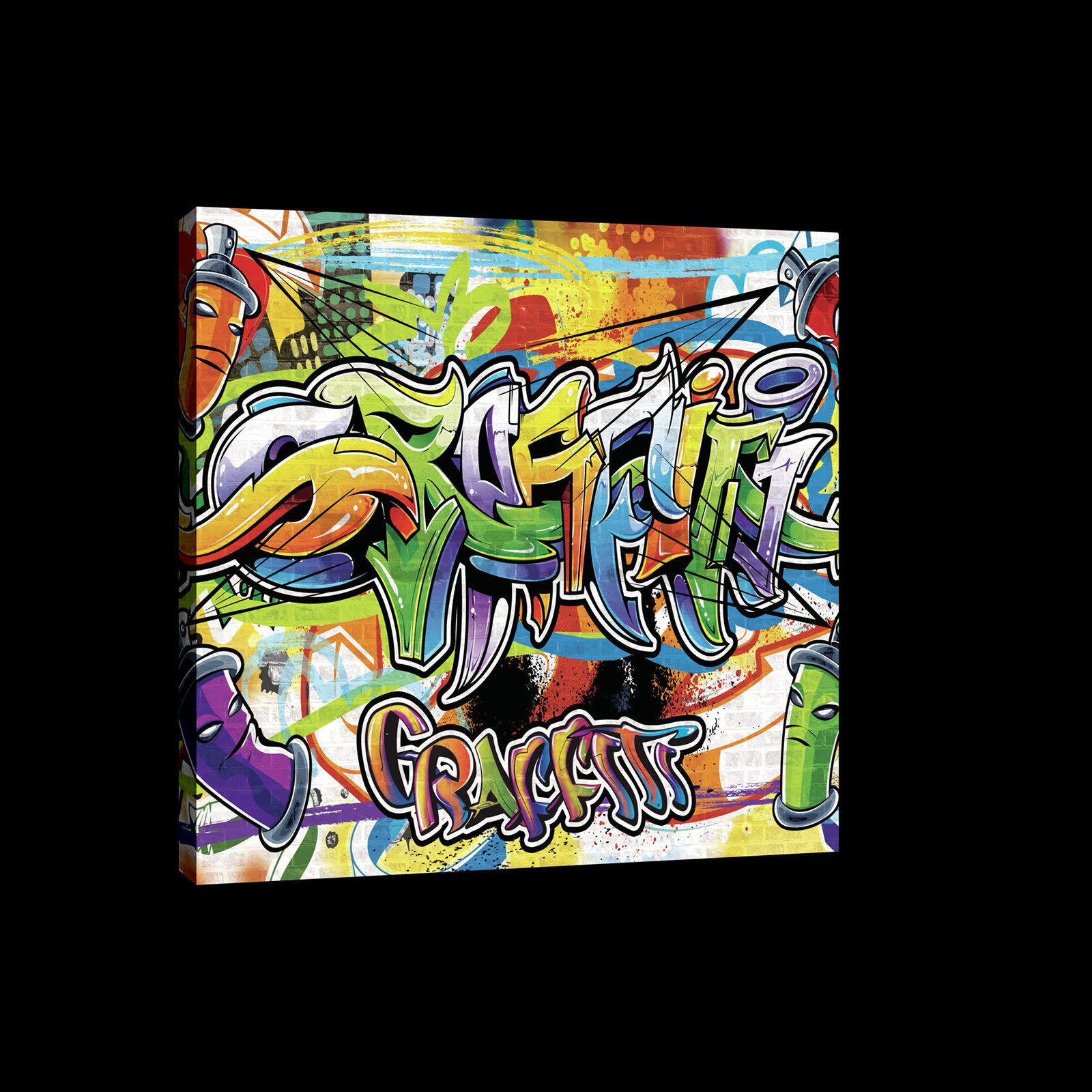Slika na platnu: Graffiti (2) - 80x60 cm