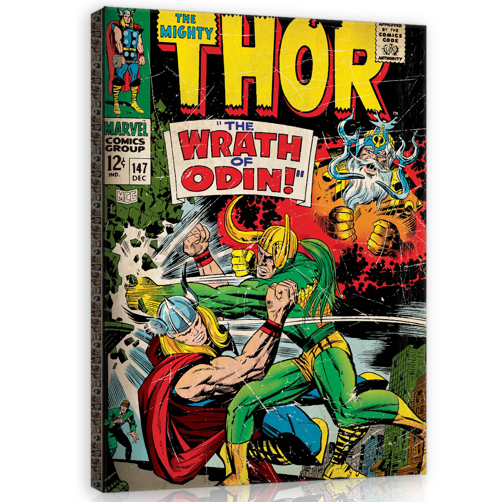 Slika na platnu: Thor (Wrath of Odin) - 80x60 cm