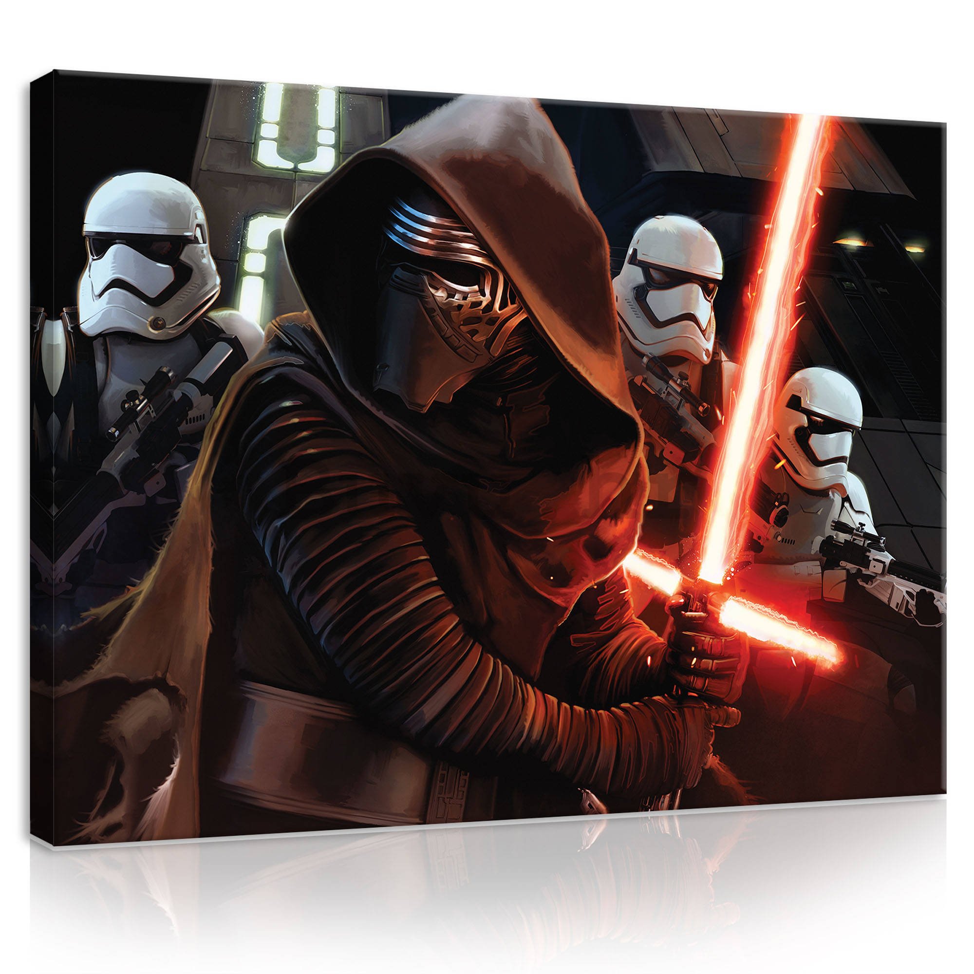 Slika na platnu: Star Wars Dark Lord Kylo Ren - 80x60 cm