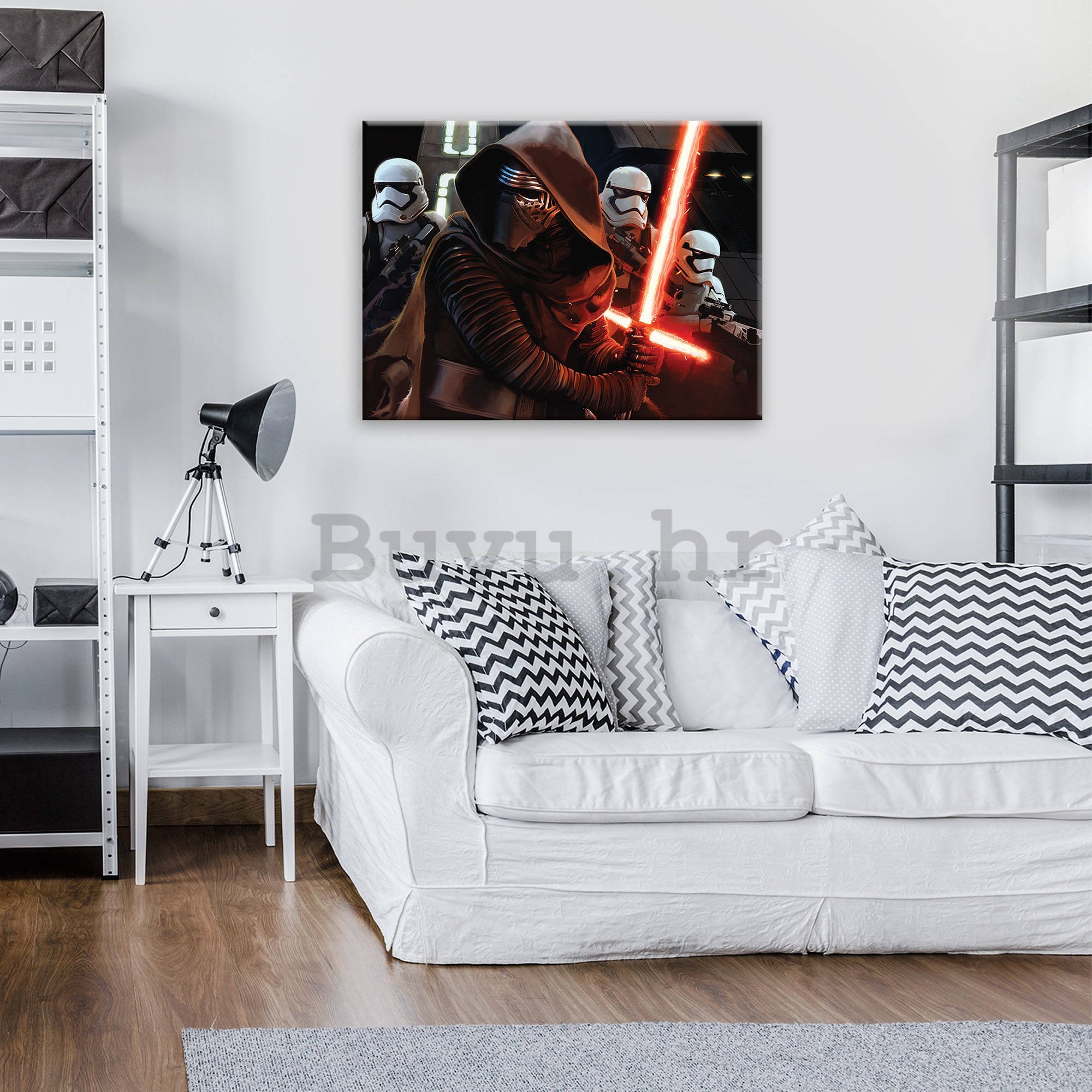 Slika na platnu: Star Wars Dark Lord Kylo Ren - 80x60 cm