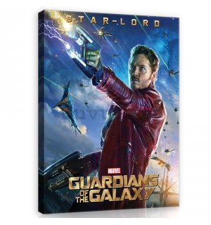 Slika na platnu: Guardians of The Galaxy Star-Lord - 60x80 cm