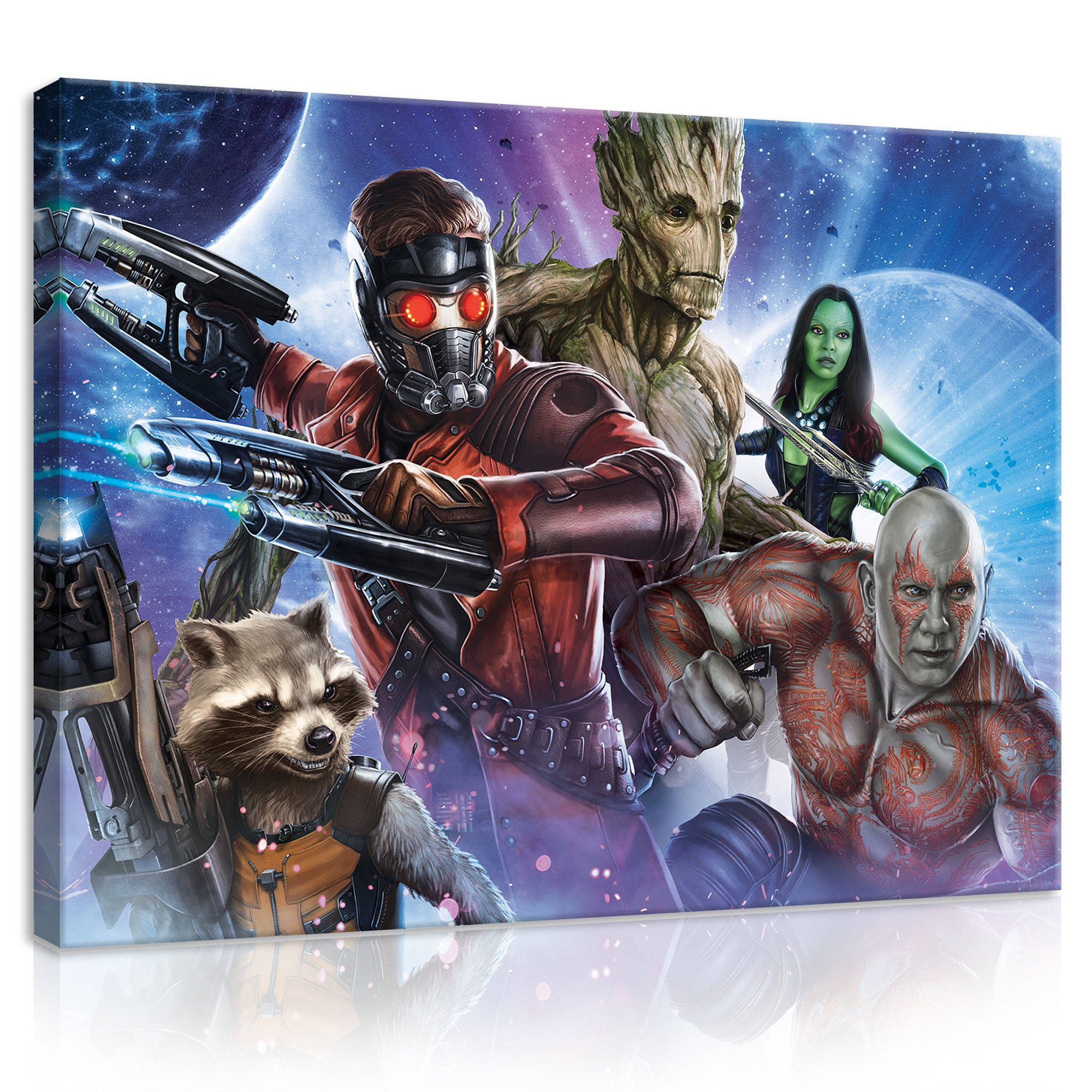 Slika na platnu: Guardians of The Galaxy Team (1) - 80x60 cm