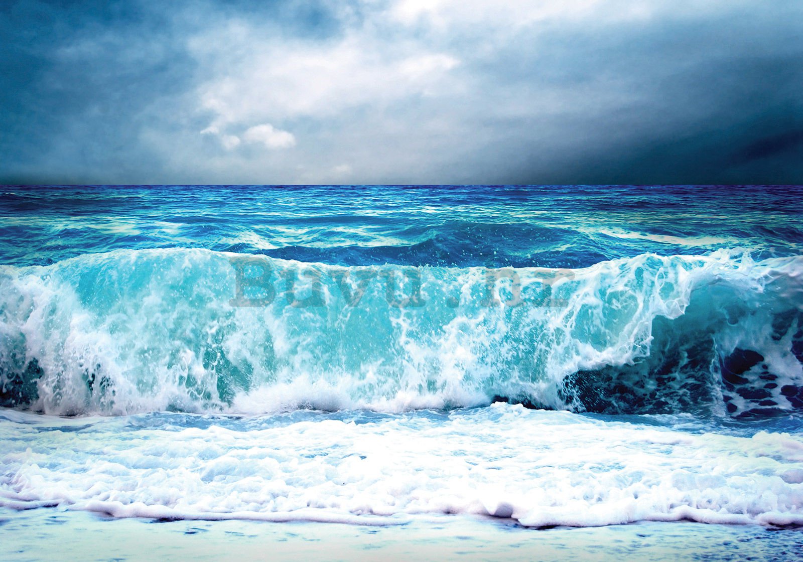 Vlies foto tapeta: Valovi na plaži  - 400x280 cm