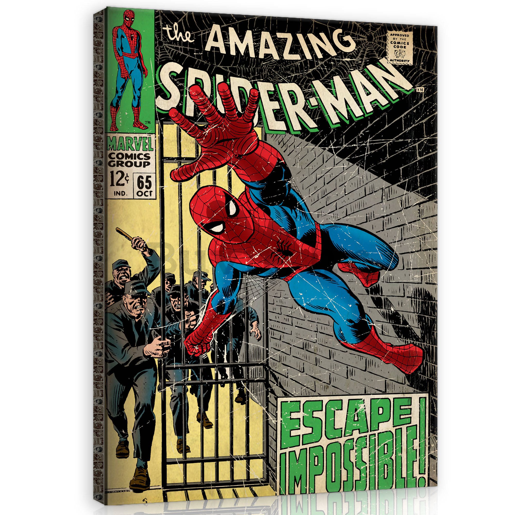 Slika na platnu: The Amazing Spider-man (Escape Impossible) - 80x60 cm