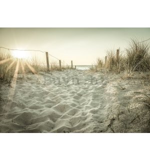 Vlies foto tapeta: Pješčana plaža (3)  - 104x70,5 cm