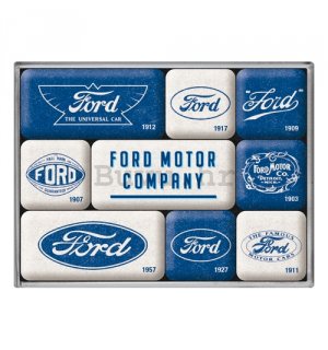 Set magneta - Ford Logo Evolution