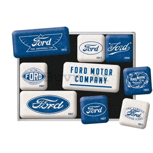 Set magneta - Ford Logo Evolution