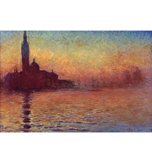 Poster - Claude Monet, San Giorgio Maggiore at Dusk