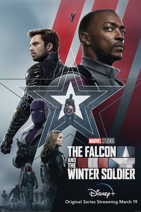 Poster - The Falcon and the Winter Soldier (Stars and Stripes)
