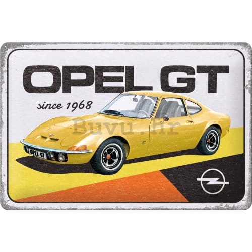 Metalna tabla: Opel GT (since 1968) - 30x20 cm
