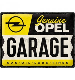 Metalna tabla: Opel Garage - 40x30 cm