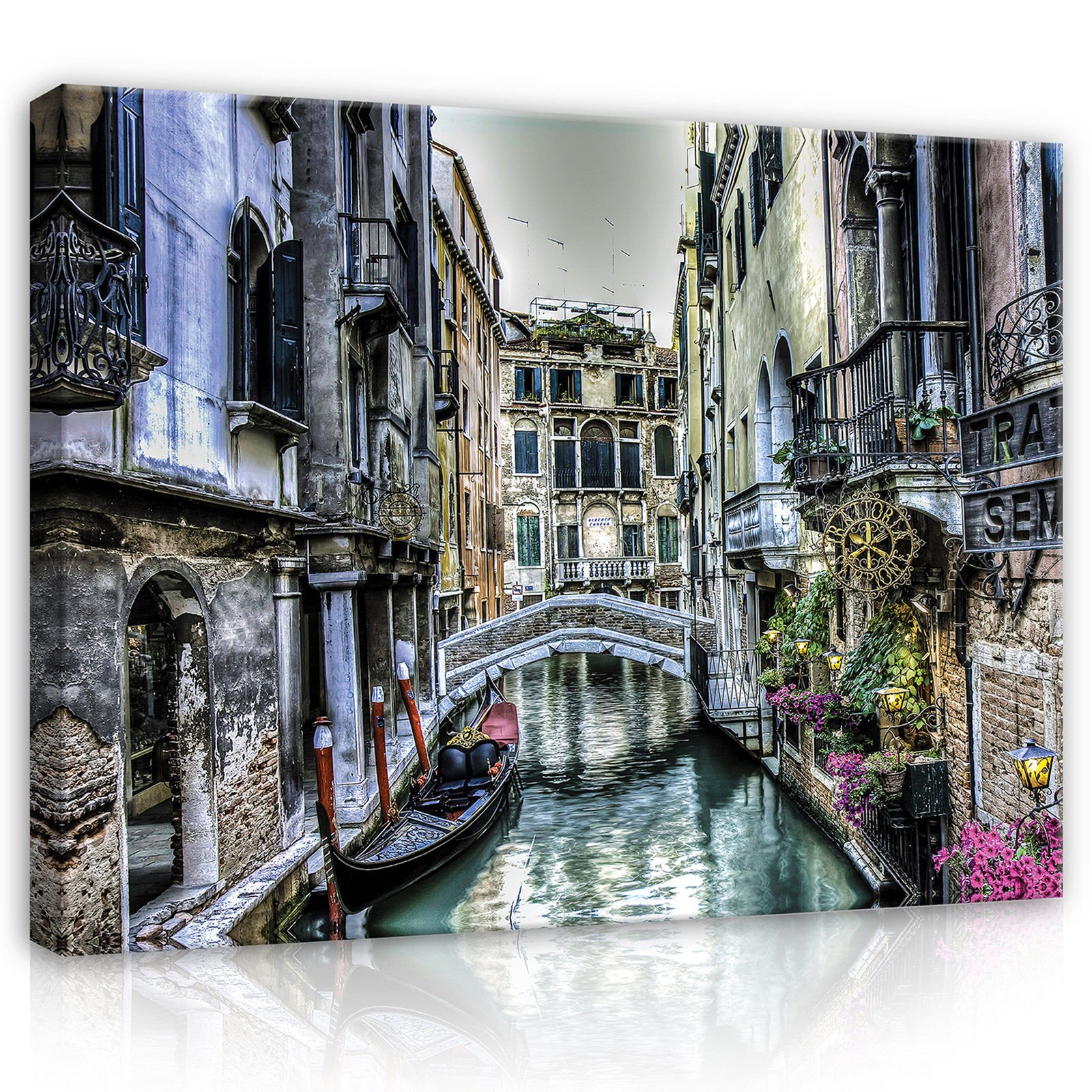 Slika na platnu: Venecija (kanal) - 80x60 cm