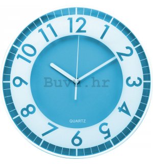 Zidni sat: Moderan (plava) - 30 cm