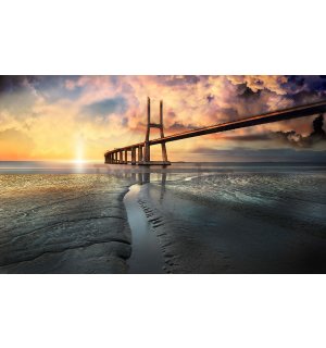 Vlies foto tapeta: Most od užadi (2) - 416x254 cm