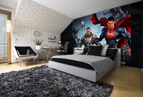 Vlies foto tapeta: Superman - 416x254 cm
