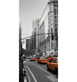 Foto tapeta: New York Taxi - 100x211 cm