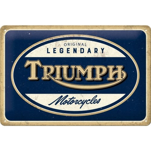 Metalna tabla: Triumph (Legendary Motorcycles) - 30x20 cm