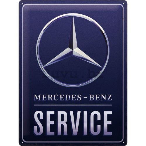 Metalna tabla: Mercedes-Benz Service - 30x40 cm