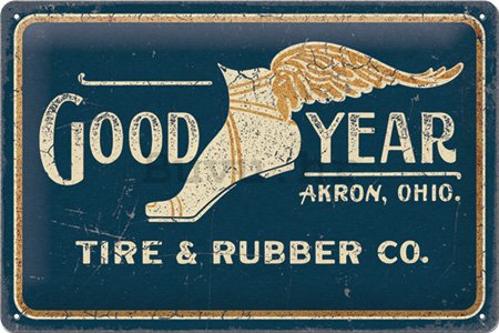 Metalna tabla: Goodyear 1901 - 30x20 cm