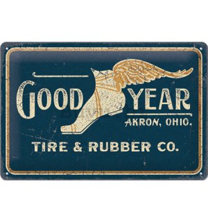 Metalna tabla: Goodyear 1901 - 30x20 cm
