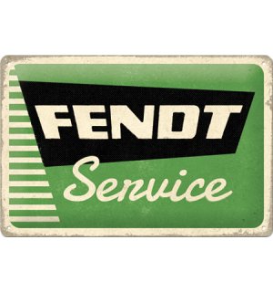 Metalna tabla: Fendt Service - 30x20 cm