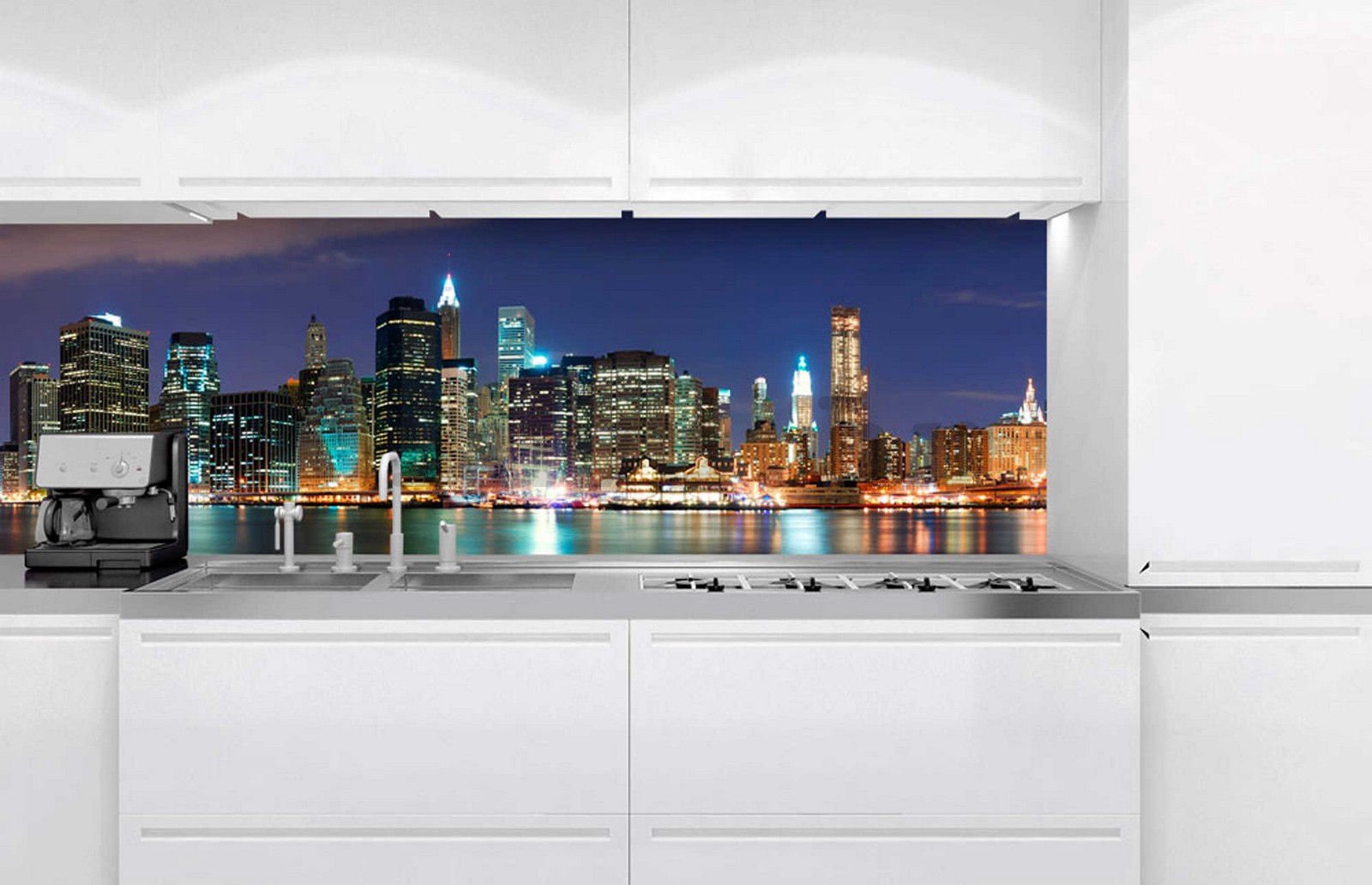 Samoljepljiva periva foto tapeta za kuhinju - Manhattan, 180x60 cm