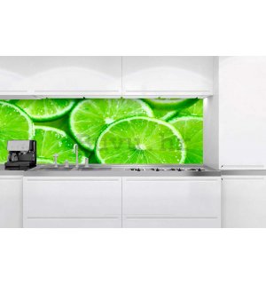 Samoljepljiva periva tapeta za kuhinju - Limes, 180x60 cm