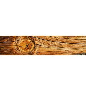 Samoljepljiva periva tapeta za kuhinju - Drveni čvor, 260x60 cm