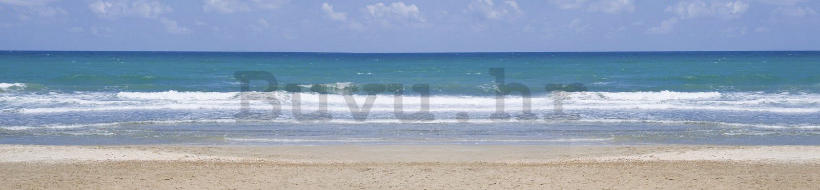 Samoljepljiva periva tapeta za kuhinju - Valovi na plaži, 260x60 cm