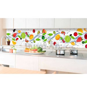 Samoljepljiva periva foto tapeta za kuhinju - Citrusi, 350x60 cm
