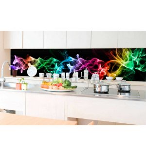 Samoljepljiva periva tapeta za kuhinju - Dim u boji (2), 350x60 cm