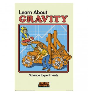 Plakát - Staven Rhodes, Learn About Gravity