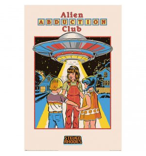 Plakát - Steven Rhodes, Alien Abduction Club