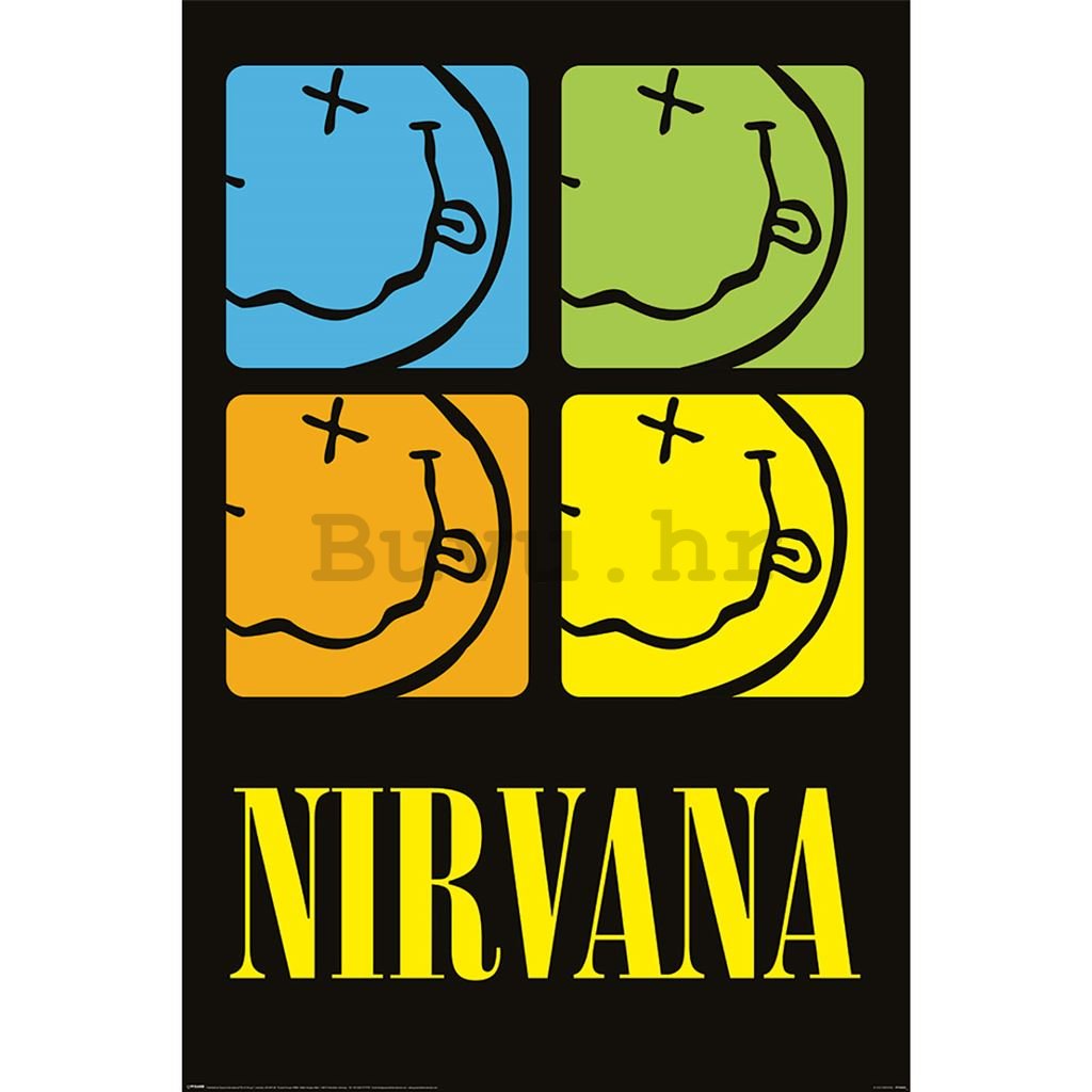Plakát - Nirvana Smiley