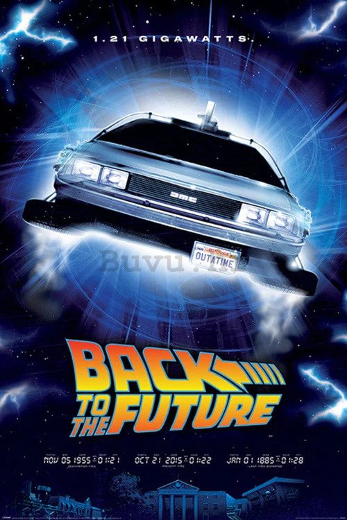 Plakát - Back to the Future (1,21 Gigawatts)