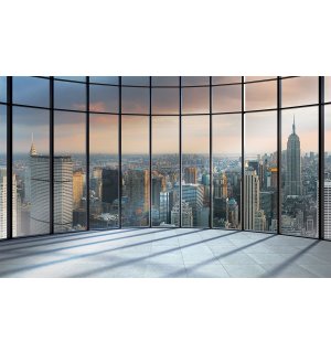 Vlies foto tapeta: Pogled sa prozora na New York - 152,5x104 cm