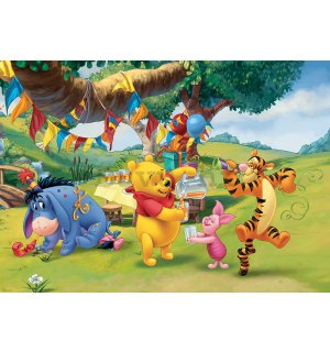 Vlies foto tapeta: Winnie the Pooh (proslava) - 152,5x104 cm