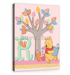 Slika na platnu: Winnie the Pooh (čitanje) - 75x100 cm