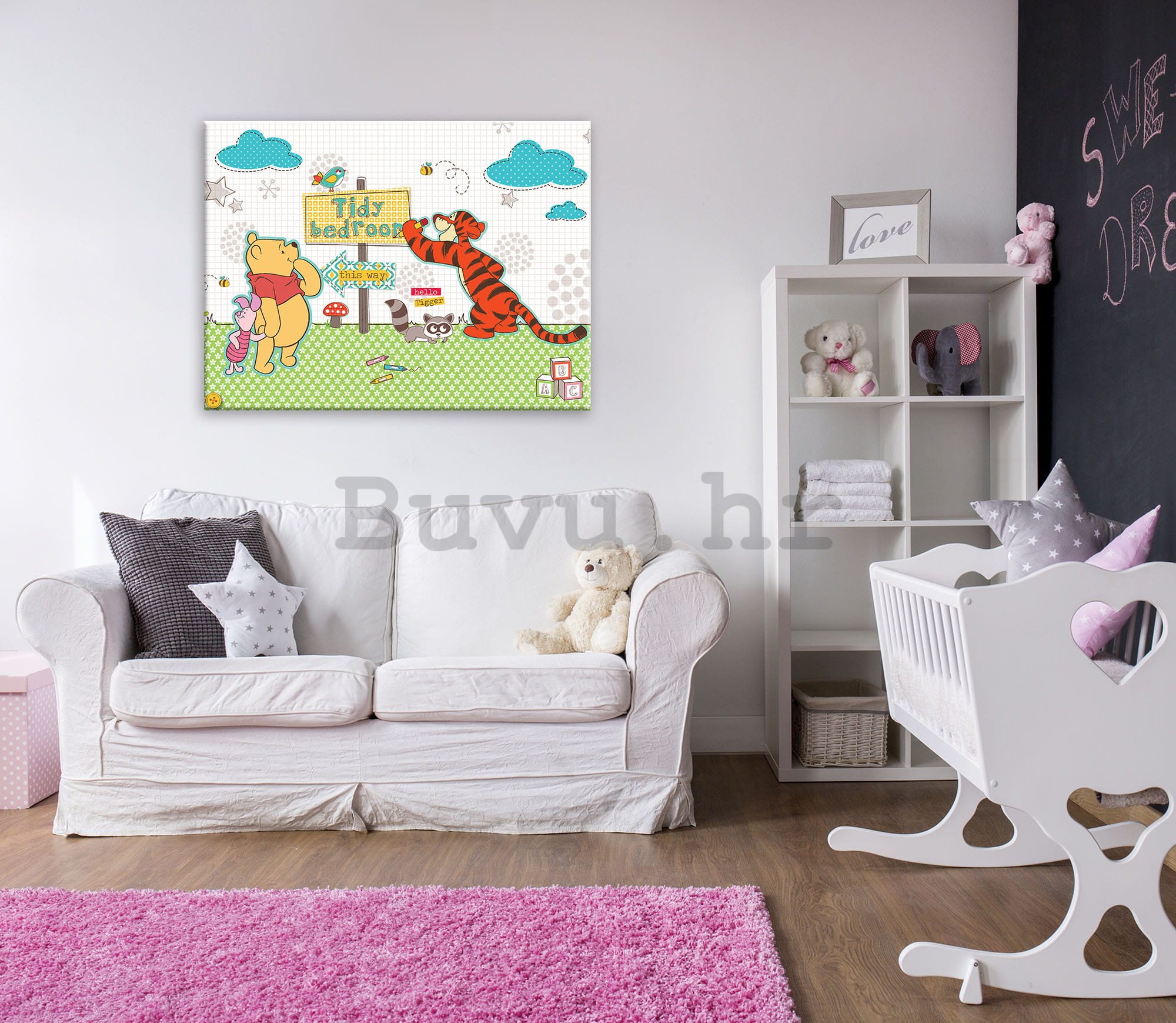 Slika na platnu: Winnie the Pooh (Tidy Bedroom) - 100x75 cm