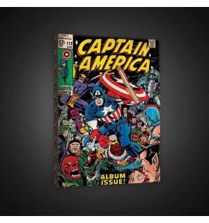 Slika na platnu: Captain America (comics) - 40x60 cm