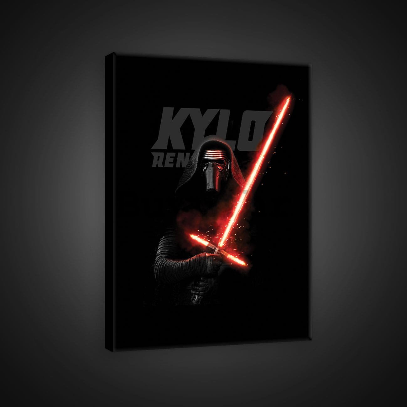 Slika na platnu: Star Wars Kylo Ren Poster - 80x60 cm